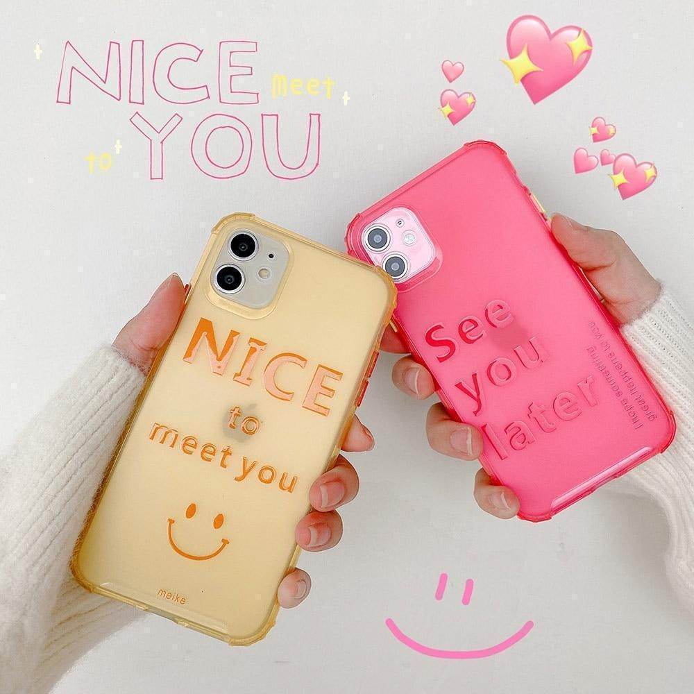 Cute Fluorescent Color Shockproof Phone... - Touchy Style
