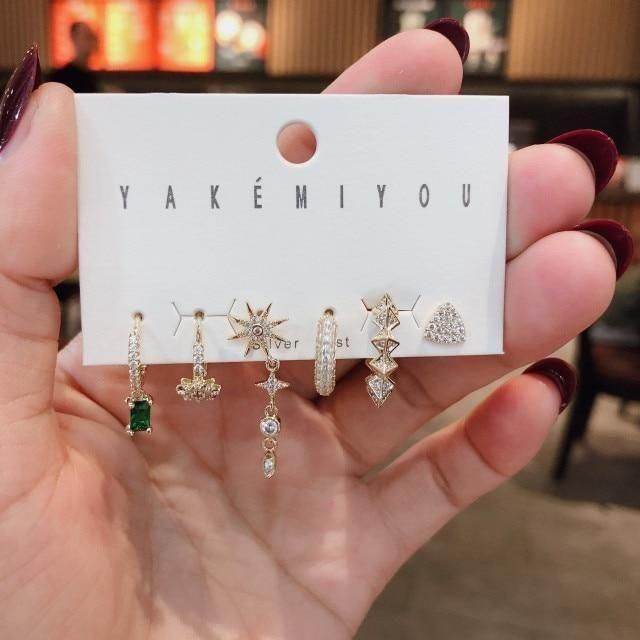 Charm Jewelry Set Zircon Chain... - Touchy Style