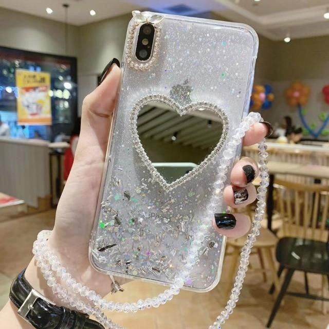 š Luxury glitter silver foil... - Touchy Style