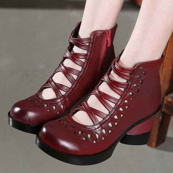 Gladiator High Heels Sandals Women's Casual Shoes - Touchy Style