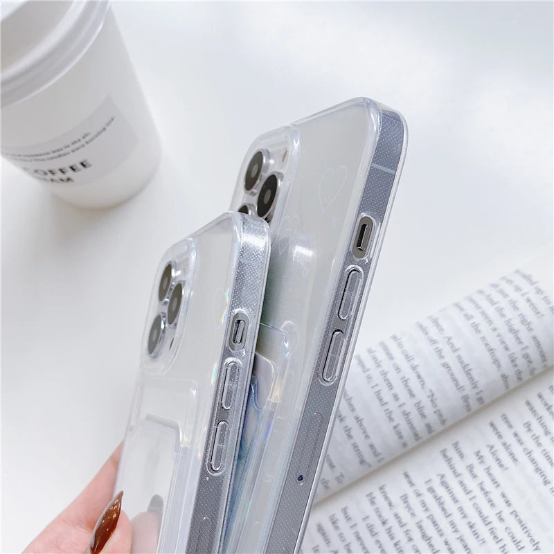 حافظات هواتف لطيفة لأجهزة iPhone 15، 14، 13، 12، 11 Pro Max، Xr، 15 14 Plus - غطاء فني برسومات زهور خرافية - IC5480