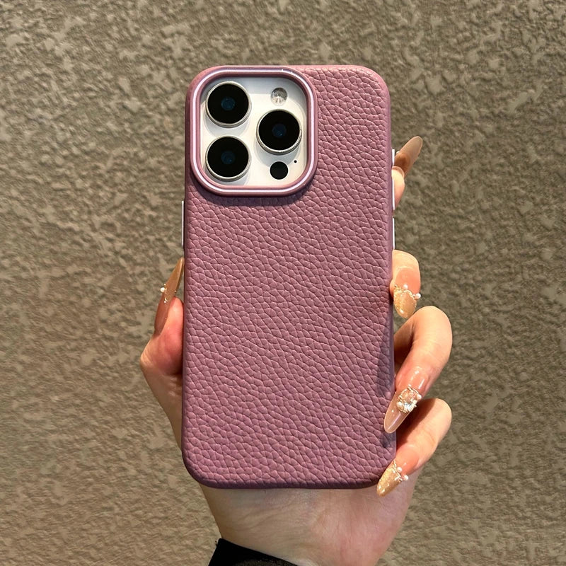 حافظات هواتف لطيفة لأجهزة iPhone 16، 15، 14، 13، 12، 11 Pro Max، 16 Plus - نمط شوكولاتة عتيق - غطاء جلدي فاخر - C3220