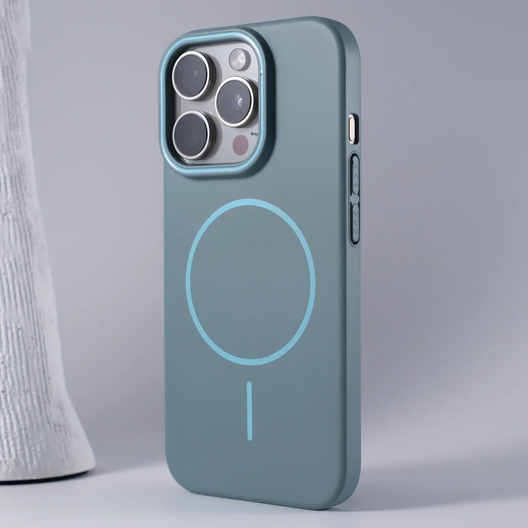 Luxury Original Hard PC Magsafe Case for iPhone 16 15 14 Plus 13 12 11 Pro X XR XS Max Shockproof Matte Thin Magnetic Cover