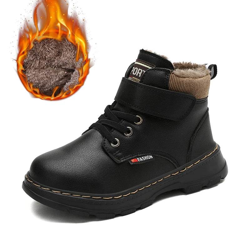 2024 New Children Snow Boots Warm Non-slip Shoes For Boys Girls Brand Boots Comfort Baby Plush Boots Fashion Sneakers - Touchy Style