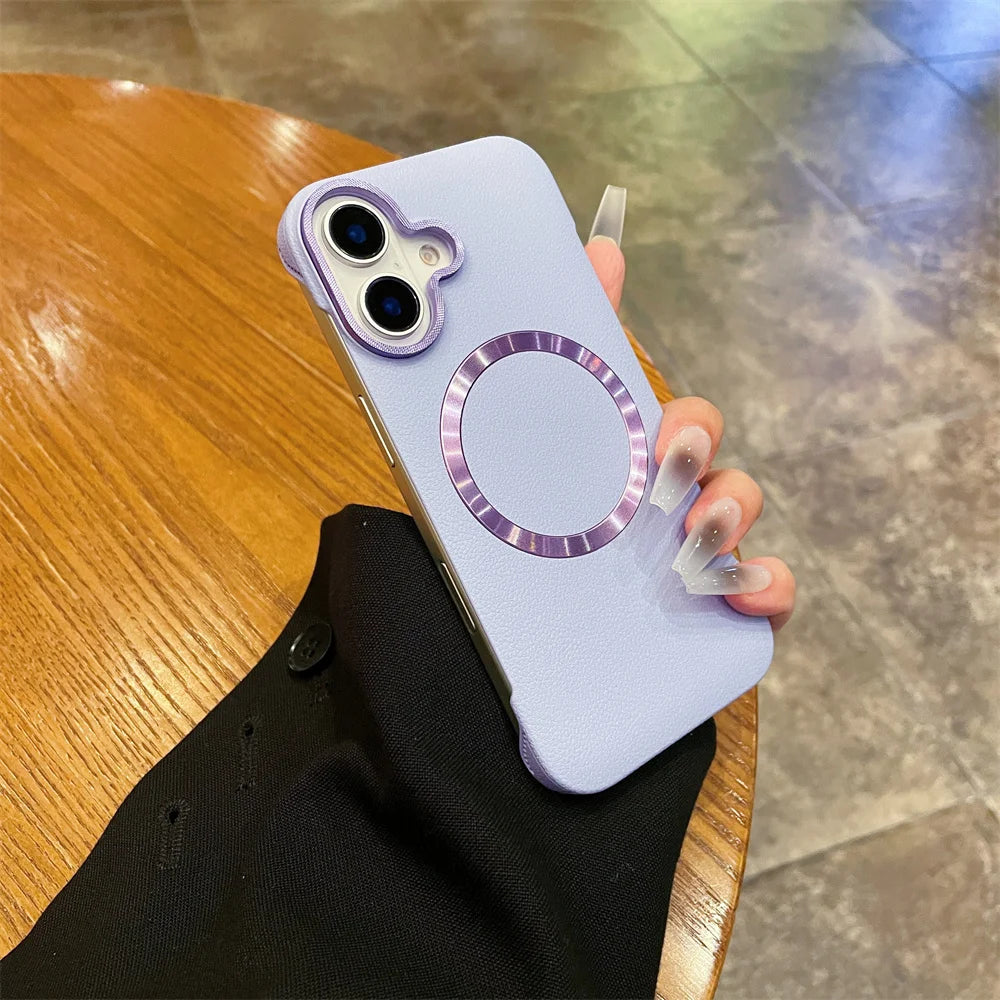 حافظات هواتف لطيفة لهاتف iPhone 16 و15 و13 و14 و12 Pro Max - غطاء خلفي صلب بدون إطار رفيع للغاية من مادة البولي كربونات - PC4410