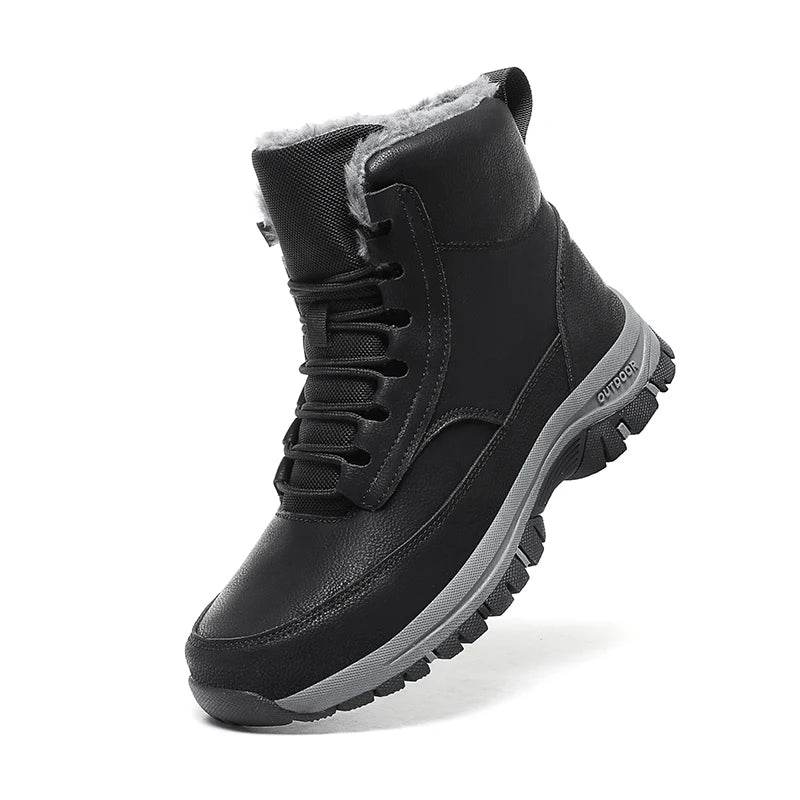 Super Warm Winter Boots With Fur Outdoor Snow Men Boots Snow Antiskid Waterproof Boots Men Shoes Winter botas High Top hombre - Touchy Style
