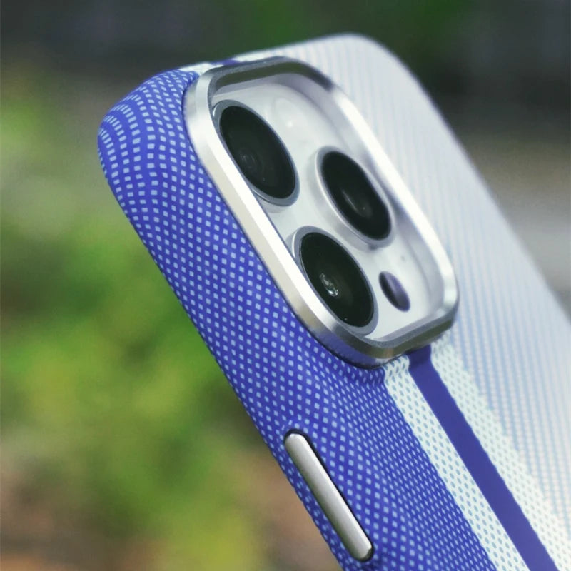 Cute Phone Cases for iPhone 12, 13, 14, 15, and Pro Max models - Carbon Fibre Hard PC Armor Cover - TSP200