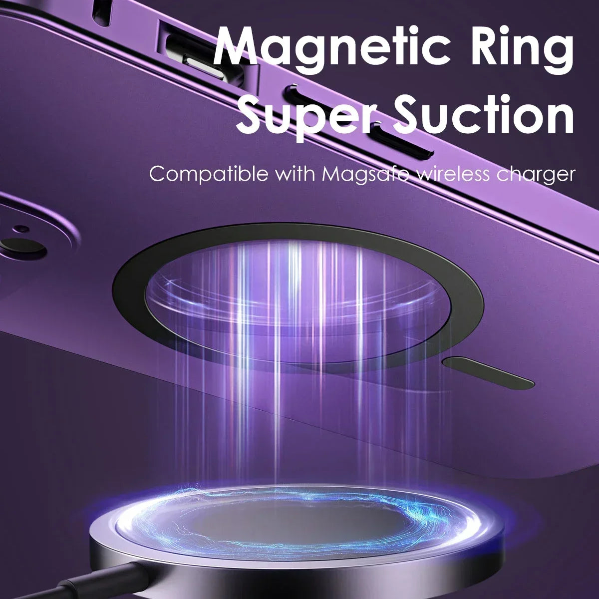 Aluminum Metal Frame Magnetic Case For iPhone 16 15 14 13 12 Pro Max Plus Magsafe Wireless Charge Glass Lens PC Backboard Cover
