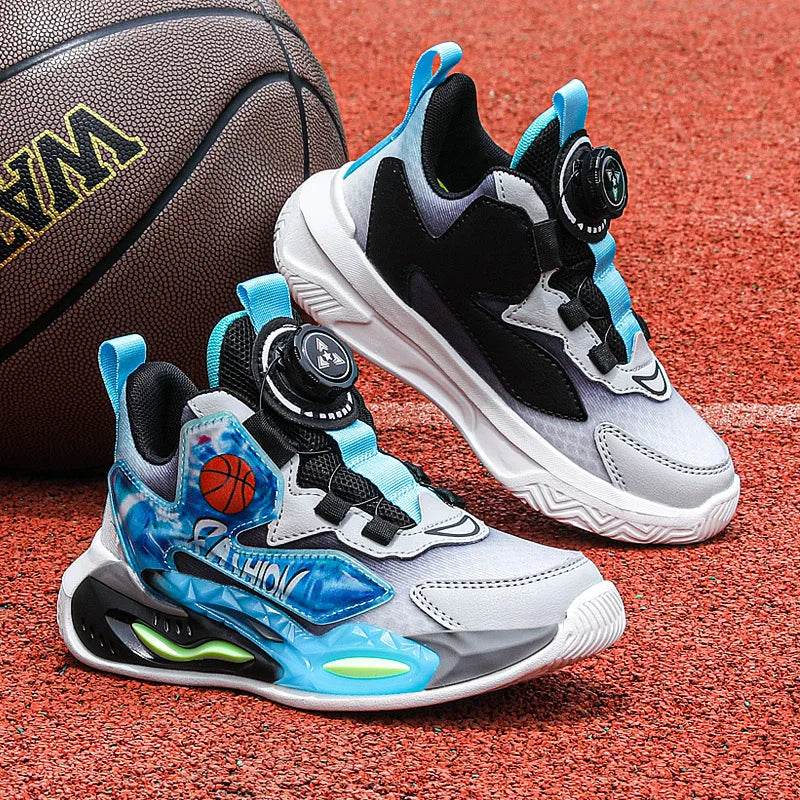 New Arrival Children Basketball Shoes Boys Sports Shoes Tennis Casual Daily School Kids Running Shoes Walking Sneaker for Girls - Touchy Style