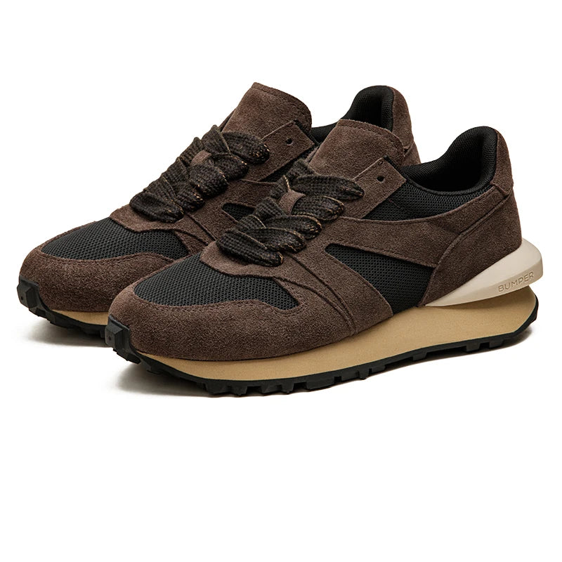 Maden Men Retro Jogging Shoes Sport Casual Thick Bottom Sneakers Mesh Breathable Comfortable Sneakers Mens Vintage Shoes