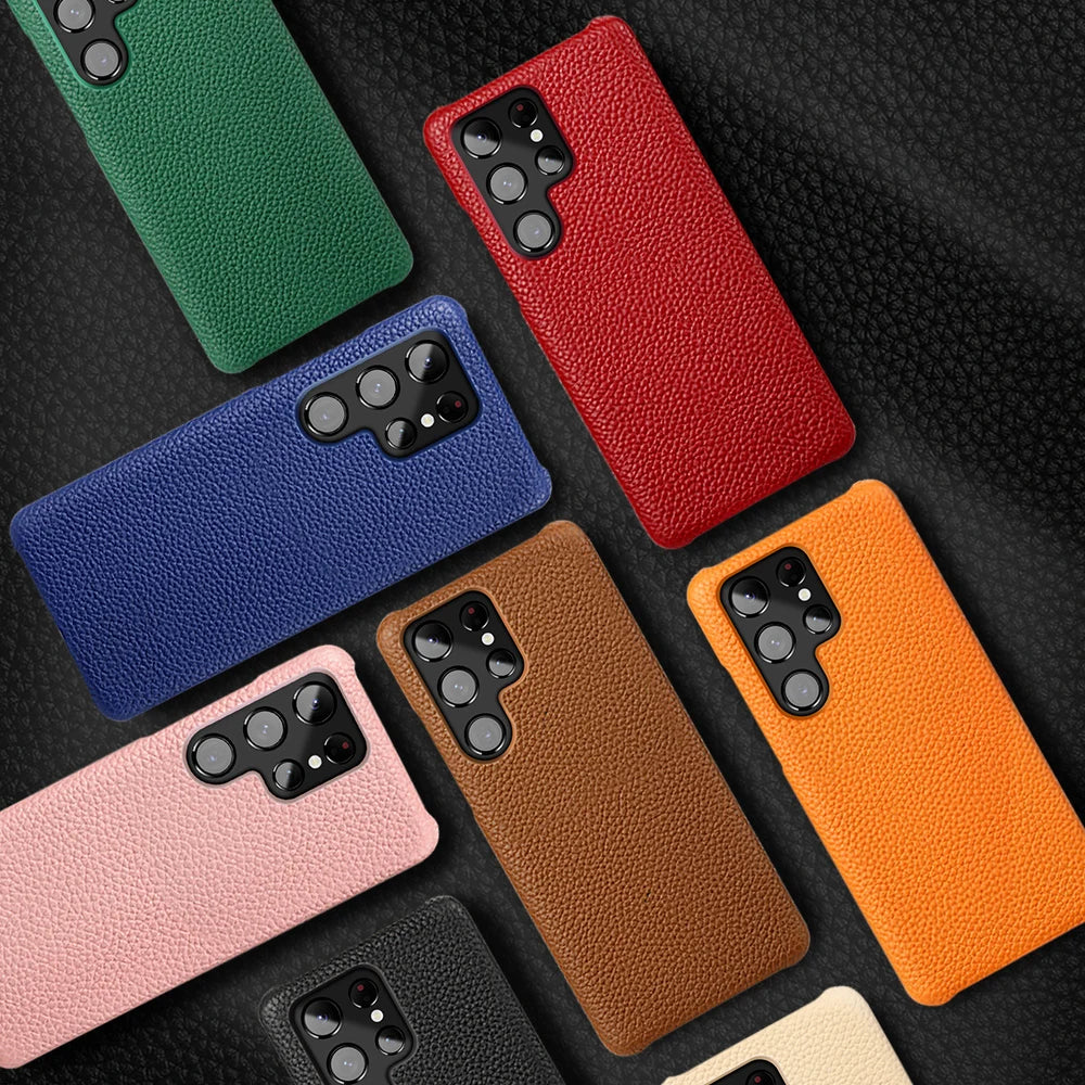 Candy Leather Cute Phone Case for Galaxy s22 s23 s24 ultra s22 Plus s20 s21