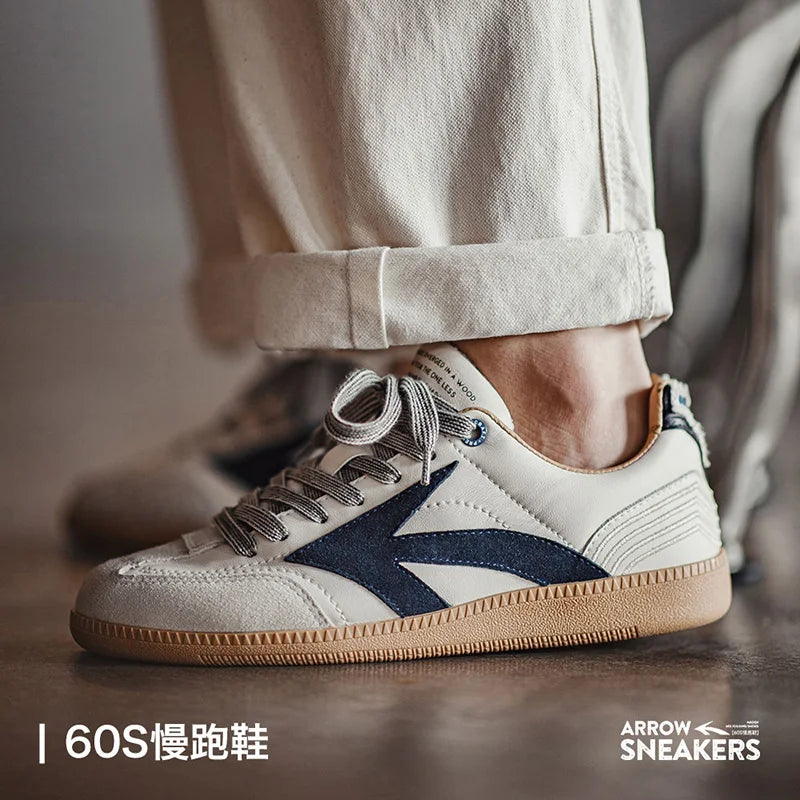 Maden Retro Jogging Shoes Classic Color-blocked Do Old Training Shoes Outdoor Low-top Sports Breathable Men&