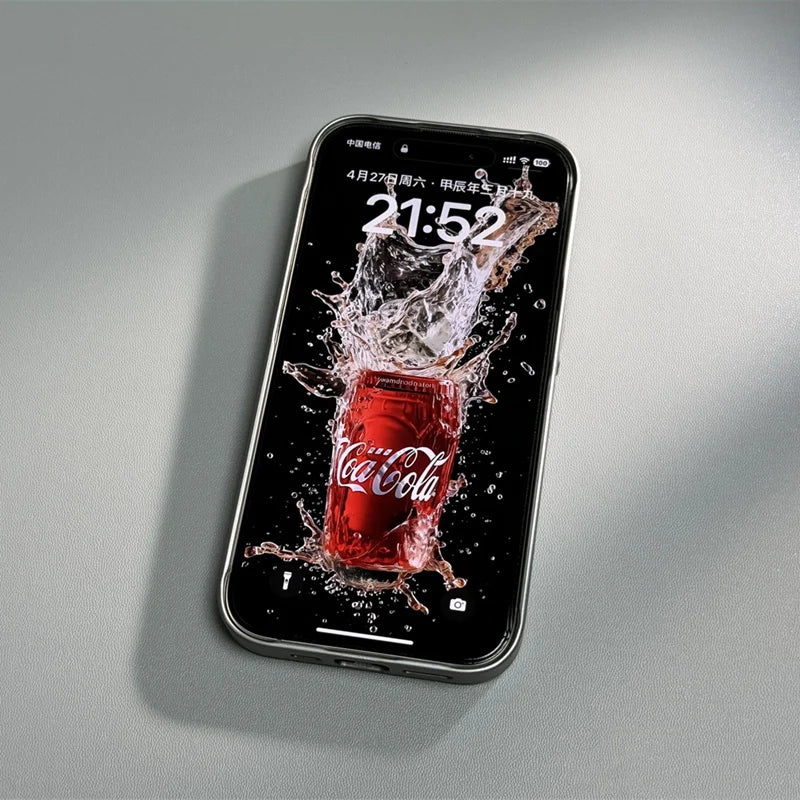 حافظات هواتف لطيفة لطرازات iPhone 15 و14 و13 و12 و11 Pro Max - غطاء صلب رفيع للغاية من مادة البولي كربونات مع خاصية تبديد الحرارة - TSP421