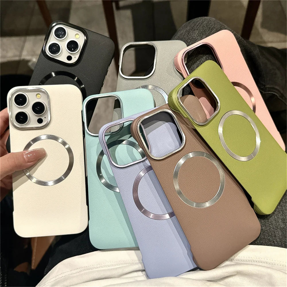 حافظات هواتف لطيفة لهاتف iPhone 16 و15 و13 و14 و12 Pro Max - غطاء خلفي صلب بدون إطار رفيع للغاية من مادة البولي كربونات - PC4410