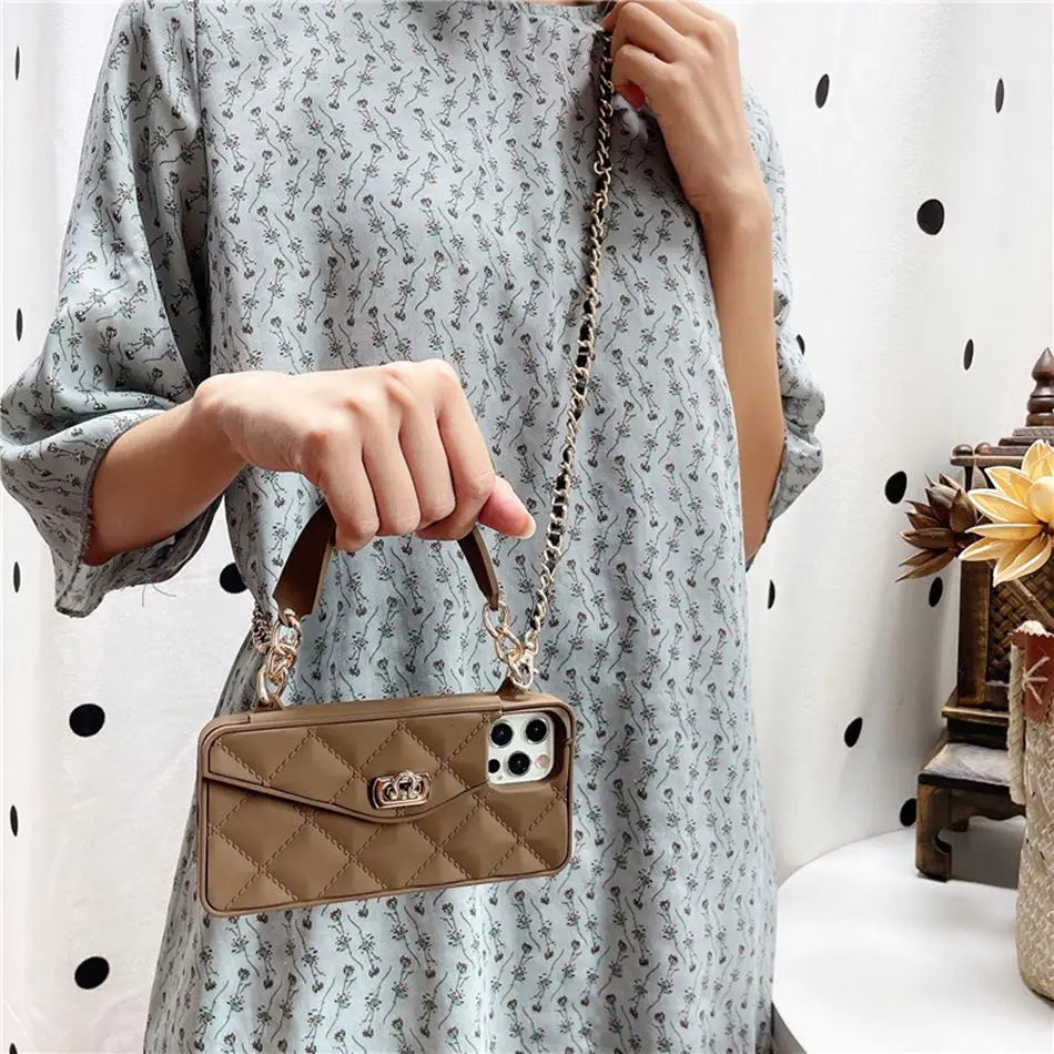 Cute Phone Cases For iPhone 13 12 11 Pro Max 6 7 8 Plus X XR XS Max Handbag Wallet A