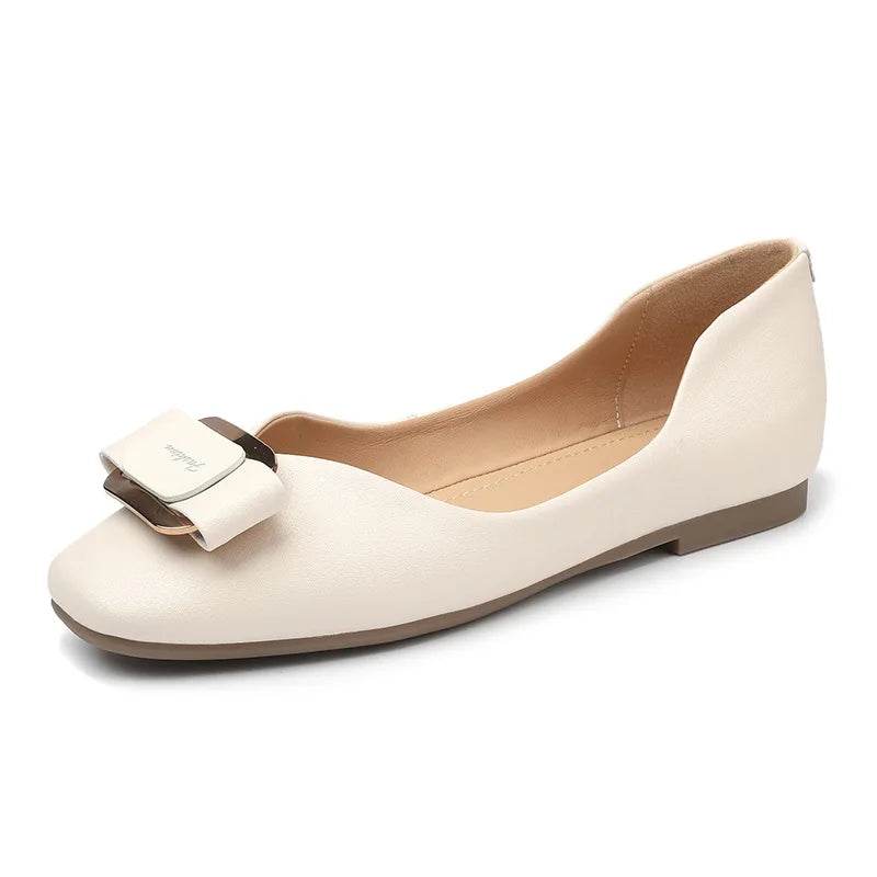 Women Loafers Spring Genuine Leather Comfort Flat Shoes Slip-On Footwear Fashion Female Footwear Zapatos De Mujer - Touchy Style