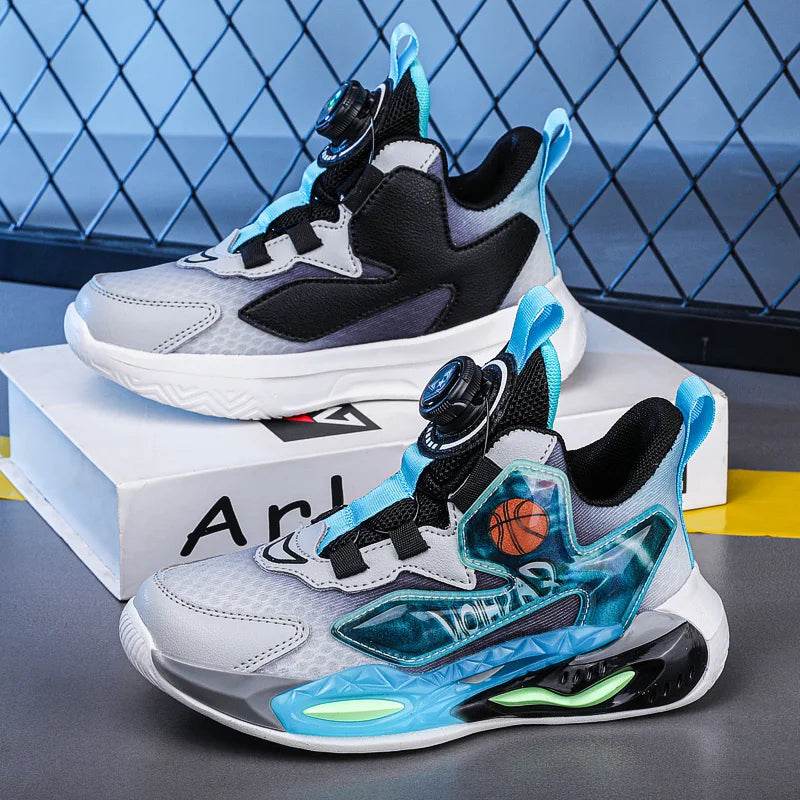 New Arrival Children Basketball Shoes Boys Sports Shoes Tennis Casual Daily School Kids Running Shoes Walking Sneaker for Girls - Touchy Style