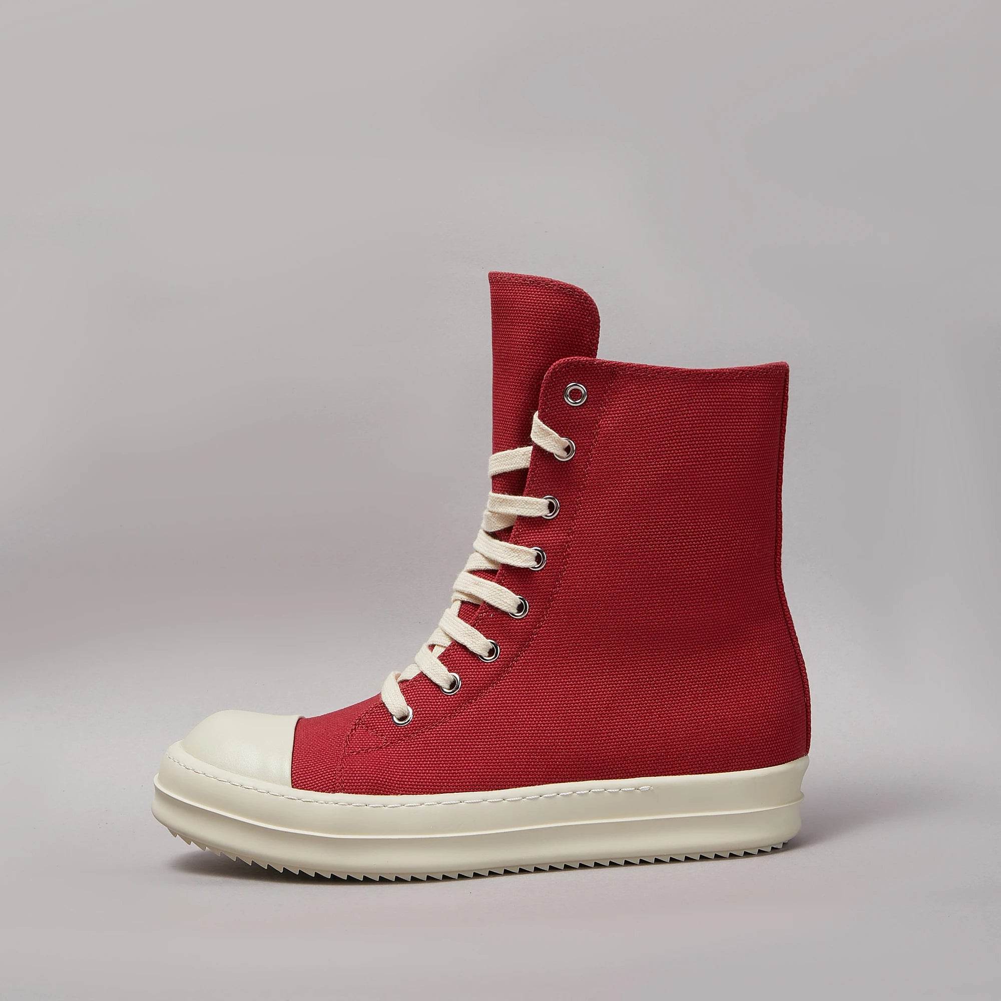 Designer Women Ankle Boot High Top Men Sneaker Luxury Casual Canvas Platform ow-en Street Flat Trainer New Fashion Footwear - Touchy Style