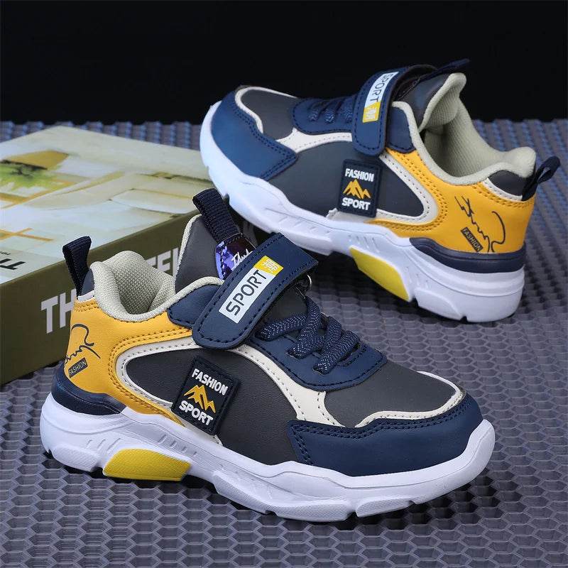 Brand Children Shoes Kids Sneakers Fashion Leather Shoes Child Breathable Outdoor Sports Shoes Casual Boy Girl Shoes - Touchy Style
