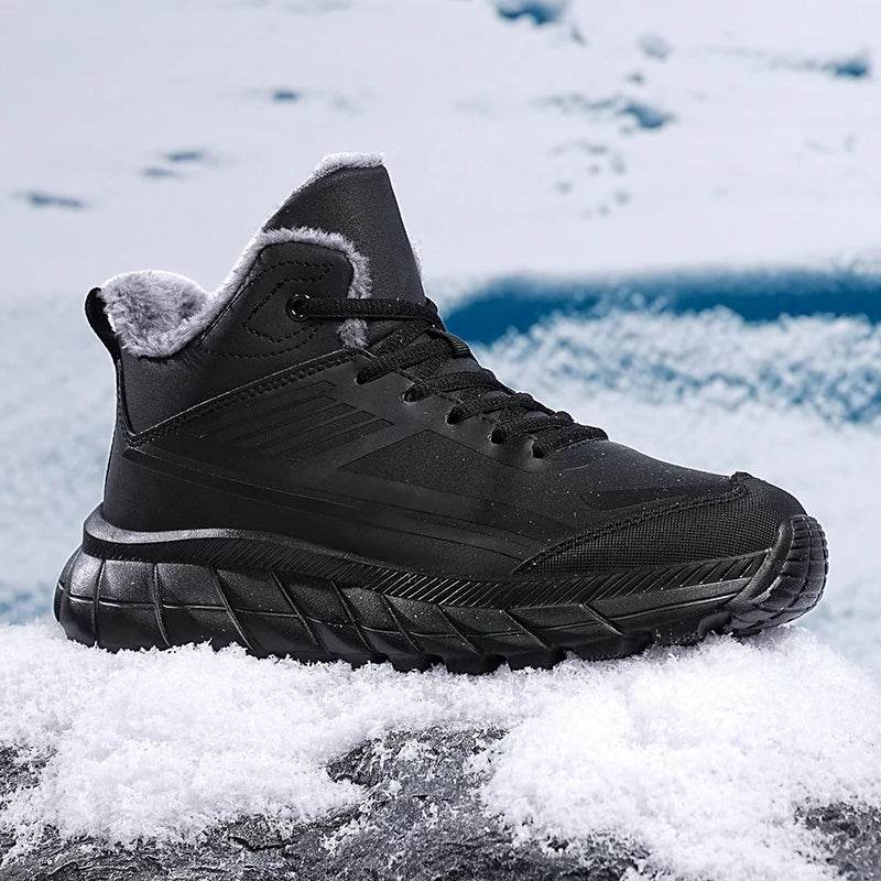Super Warm Winter Boots With Fur Sneakers Snow Men Boots Waterproof Outdoor Boots Ankle Women Shoes Casual Men Shoes Winter - Touchy Style
