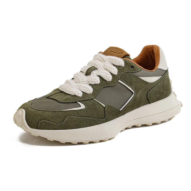 Maden 2024 Fall New Sports Jogging Sneakers for Men Versatile Casual Shoes Comfortable Breathable Casual Sneakers Rubber Sole