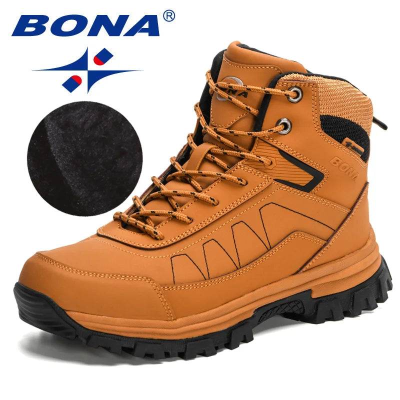 New Arrival Outdoor Hiking Boots Men Winter Shoes Walking Climbing Shoes Man Mountain Sport Boots Masculino Trendy fre - Touchy Style