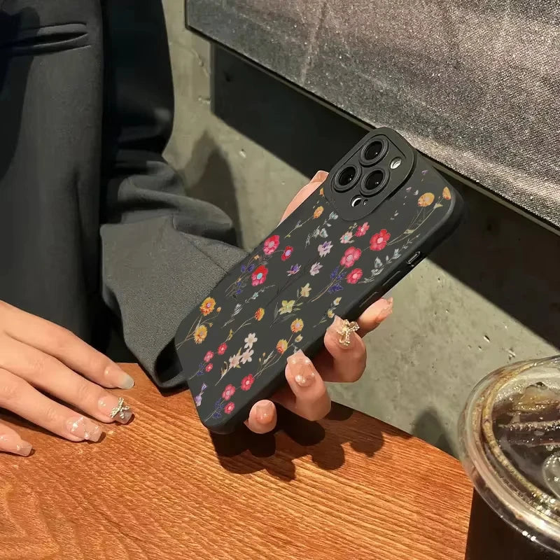 Summer Minimalist Fresh Style Phone Case For iPhone 16 Pro Max 11 12 13 14 15 16E XS XR 7 8 Plus Shockproof Silicone Soft Cove
