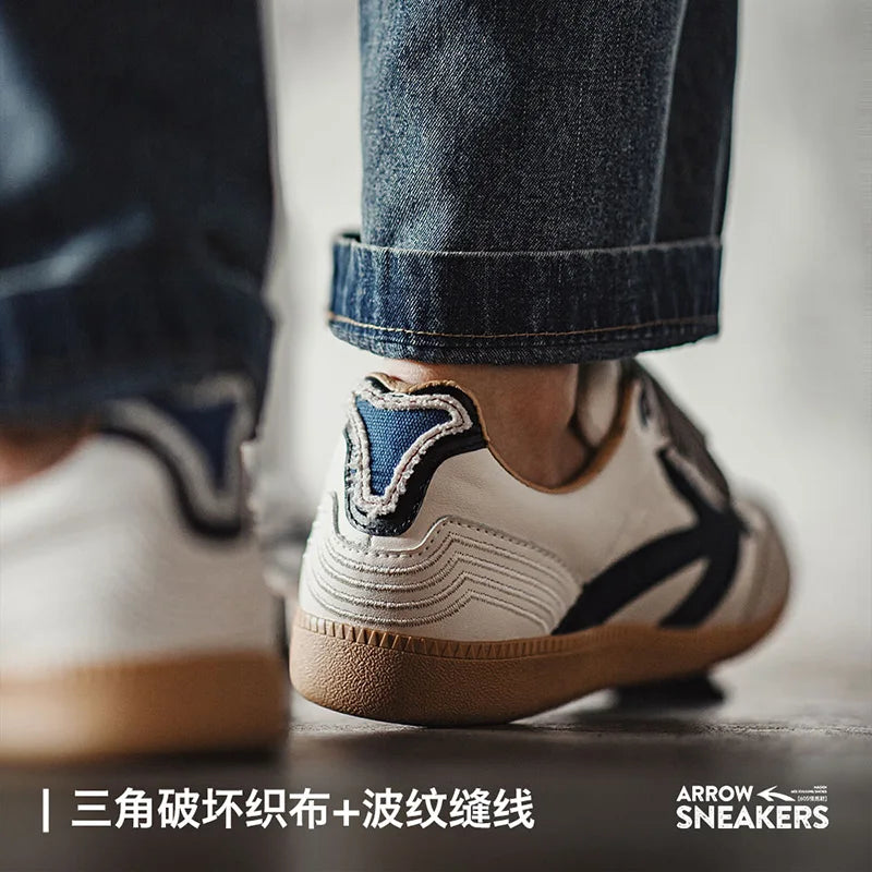 Maden Retro Jogging Shoes Classic Color-blocked Do Old Training Shoes Outdoor Low-top Sports Breathable Men&