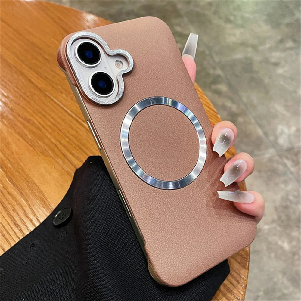 حافظات هواتف لطيفة لهاتف iPhone 16 و15 و13 و14 و12 Pro Max - غطاء خلفي صلب بدون إطار رفيع للغاية من مادة البولي كربونات - PC4410