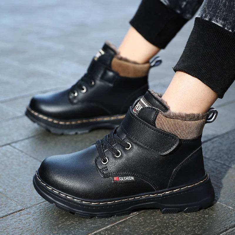 2024 New Children Snow Boots Warm Non-slip Shoes For Boys Girls Brand Boots Comfort Baby Plush Boots Fashion Sneakers - Touchy Style
