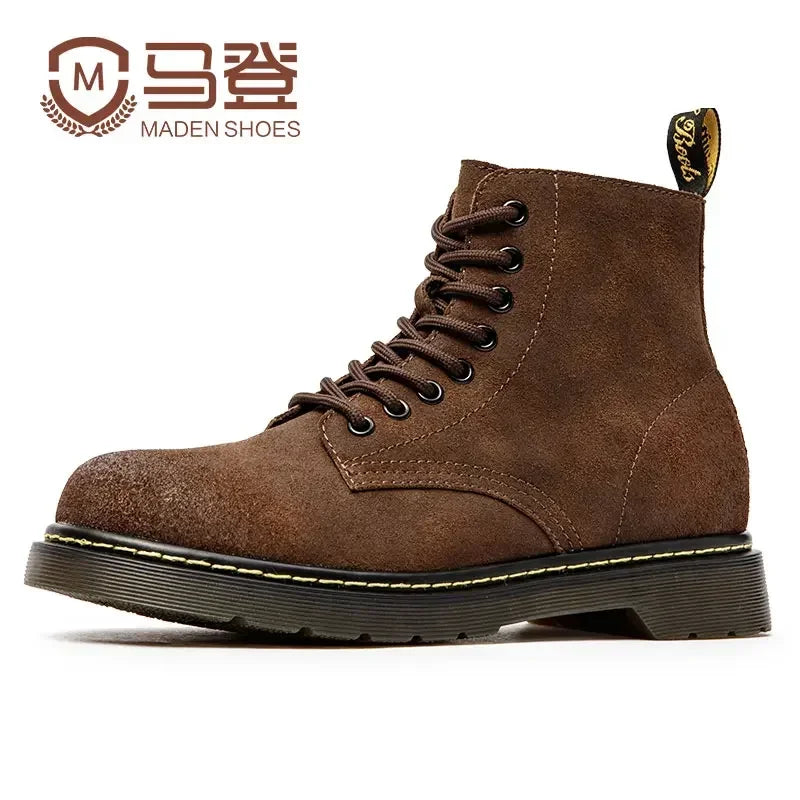 Maden Men Boots Comforta Lace-up High Quality Leather Men&