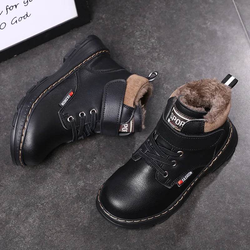 2024 New Children Snow Boots Warm Non-slip Shoes For Boys Girls Brand Boots Comfort Baby Plush Boots Fashion Sneakers - Touchy Style