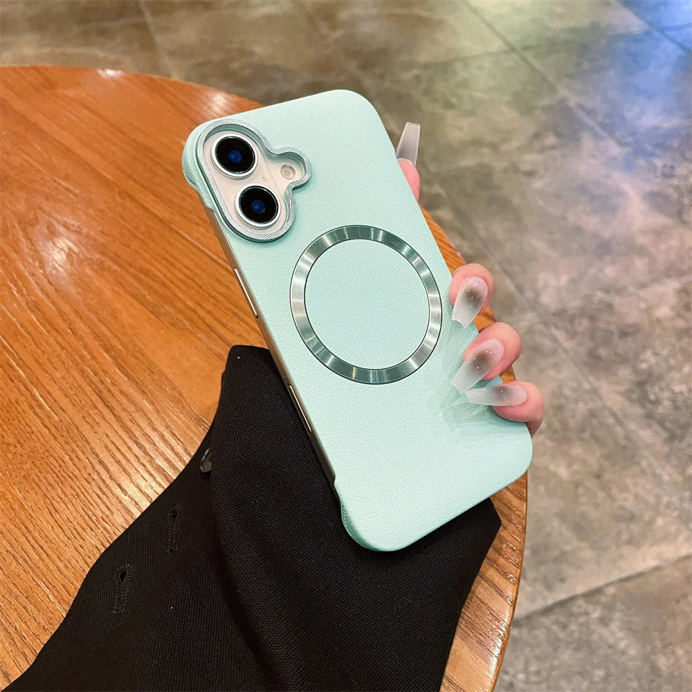 حافظات هواتف لطيفة لهاتف iPhone 16 و15 و13 و14 و12 Pro Max - غطاء خلفي صلب بدون إطار رفيع للغاية من مادة البولي كربونات - PC4410