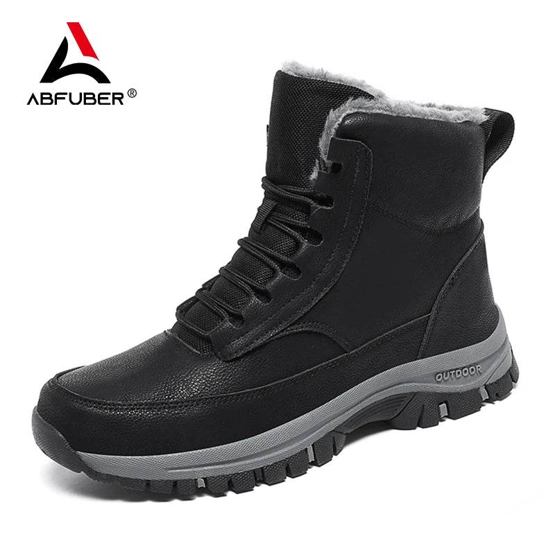 Super Warm Winter Boots With Fur Outdoor Snow Men Boots Snow Antiskid Waterproof Boots Men Shoes Winter botas High Top hombre - Touchy Style