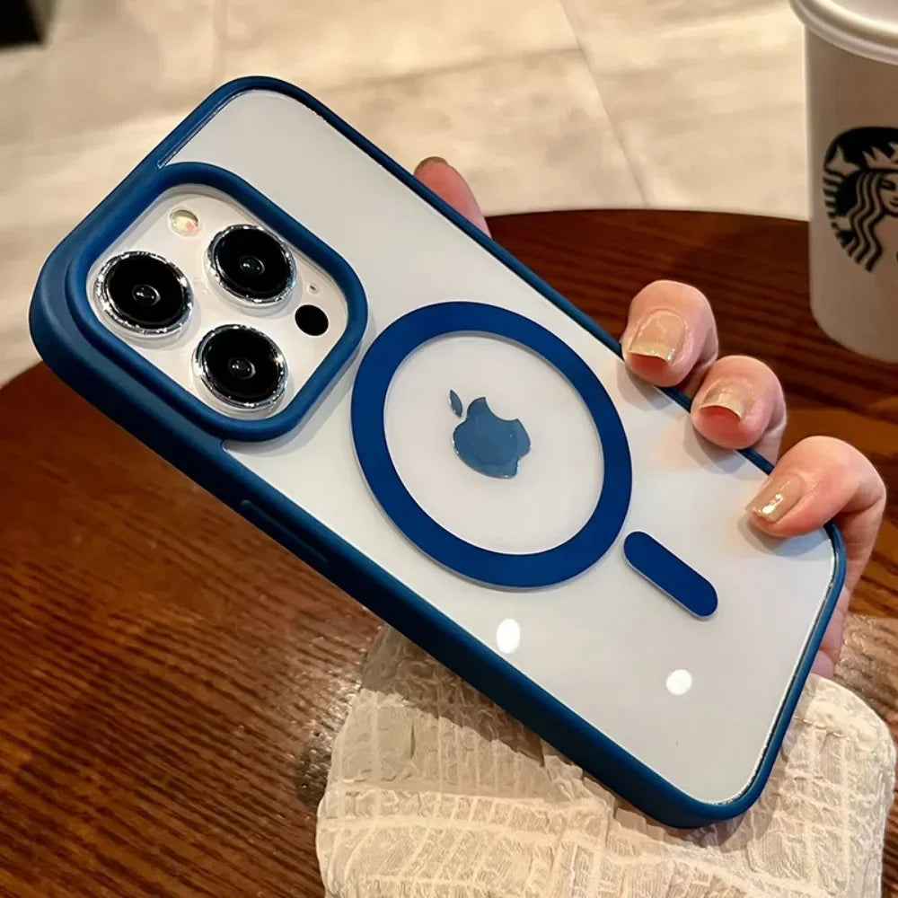 حافظات هواتف لطيفة لهاتف iPhone 15 و14 و13 و12 و11 Pro Max - غطاء أكريليك شفاف صلب - TSP415