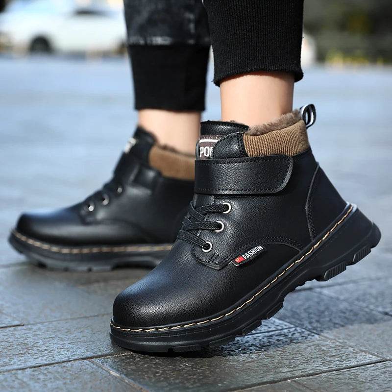 2024 New Children Snow Boots Warm Non-slip Shoes For Boys Girls Brand Boots Comfort Baby Plush Boots Fashion Sneakers - Touchy Style