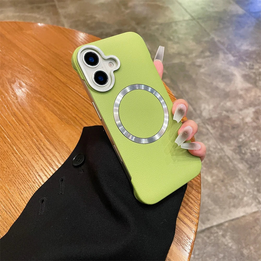 حافظات هواتف لطيفة لهاتف iPhone 16 و15 و13 و14 و12 Pro Max - غطاء خلفي صلب بدون إطار رفيع للغاية من مادة البولي كربونات - PC4410