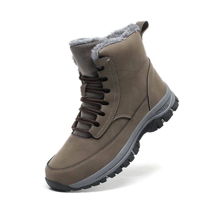 Super Warm Winter Boots With Fur Outdoor Snow Men Boots Snow Antiskid Waterproof Boots Men Shoes Winter botas High Top hombre - Touchy Style