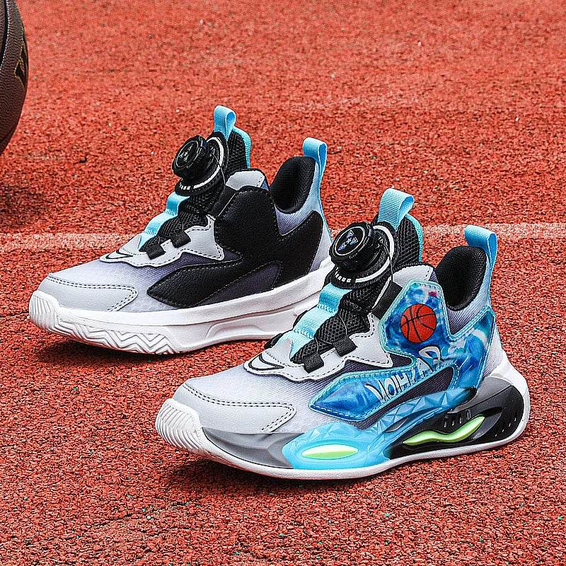 New Arrival Children Basketball Shoes Boys Sports Shoes Tennis Casual Daily School Kids Running Shoes Walking Sneaker for Girls - Touchy Style