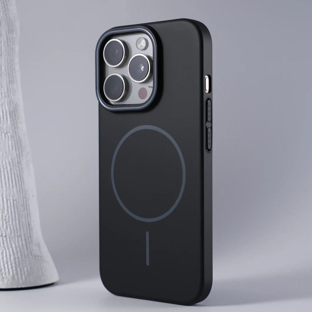 Luxury Original Hard PC Magsafe Case for iPhone 16 15 14 Plus 13 12 11 Pro X XR XS Max Shockproof Matte Thin Magnetic Cover