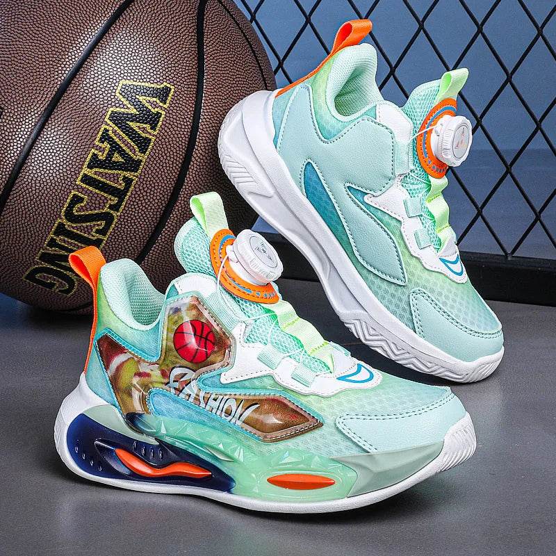 New Arrival Children Basketball Shoes Boys Sports Shoes Tennis Casual Daily School Kids Running Shoes Walking Sneaker for Girls - Touchy Style