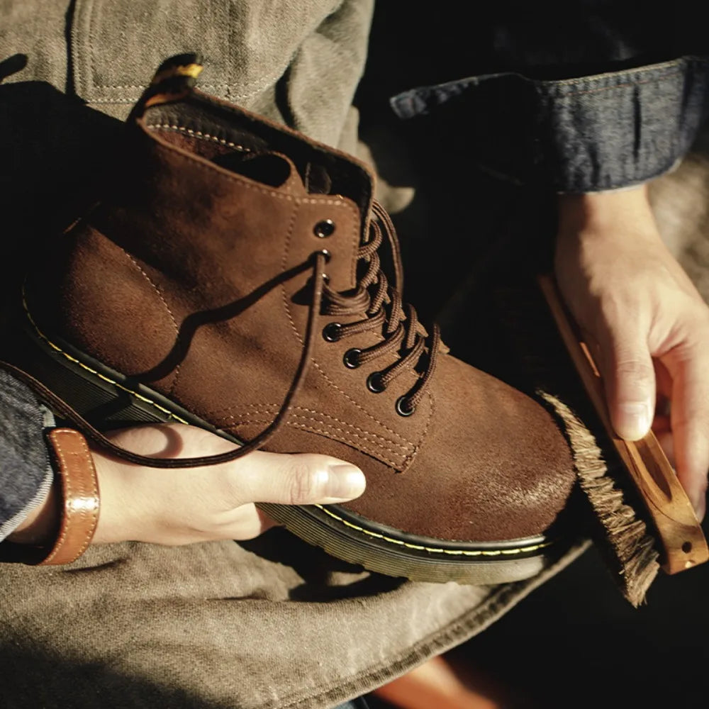 Maden Men Boots Comforta Lace-up High Quality Leather Men&