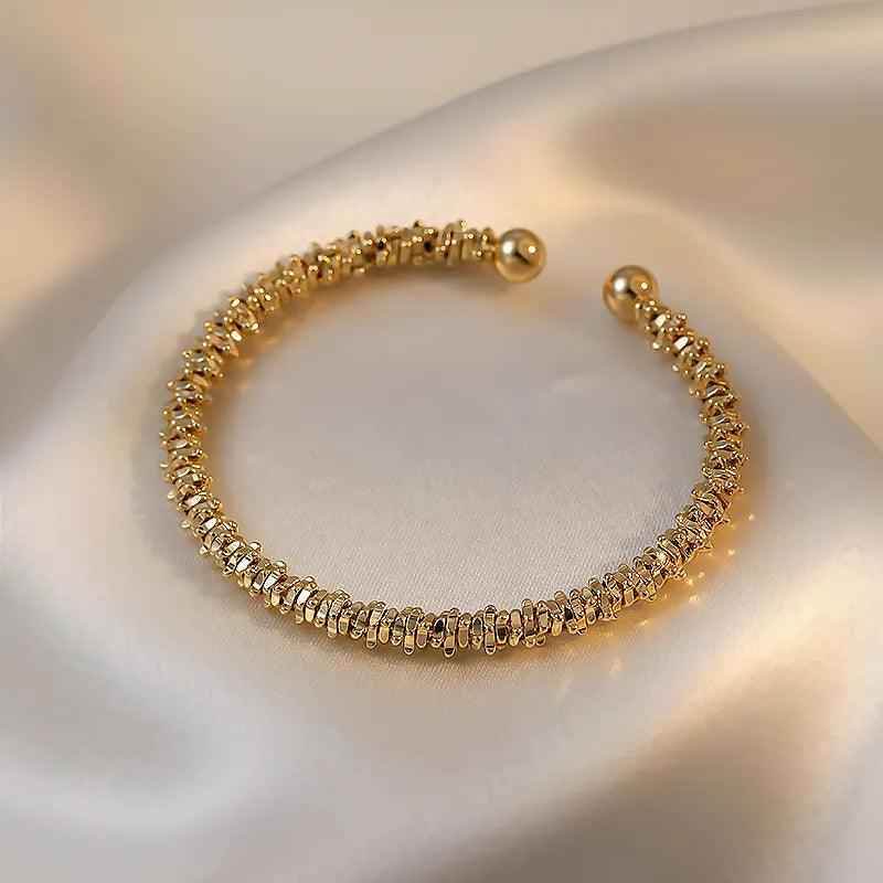 Bracelets Charm Jewelry XYS1225 Classic Simple Copper Alloy Golden Accessories - Touchy Style