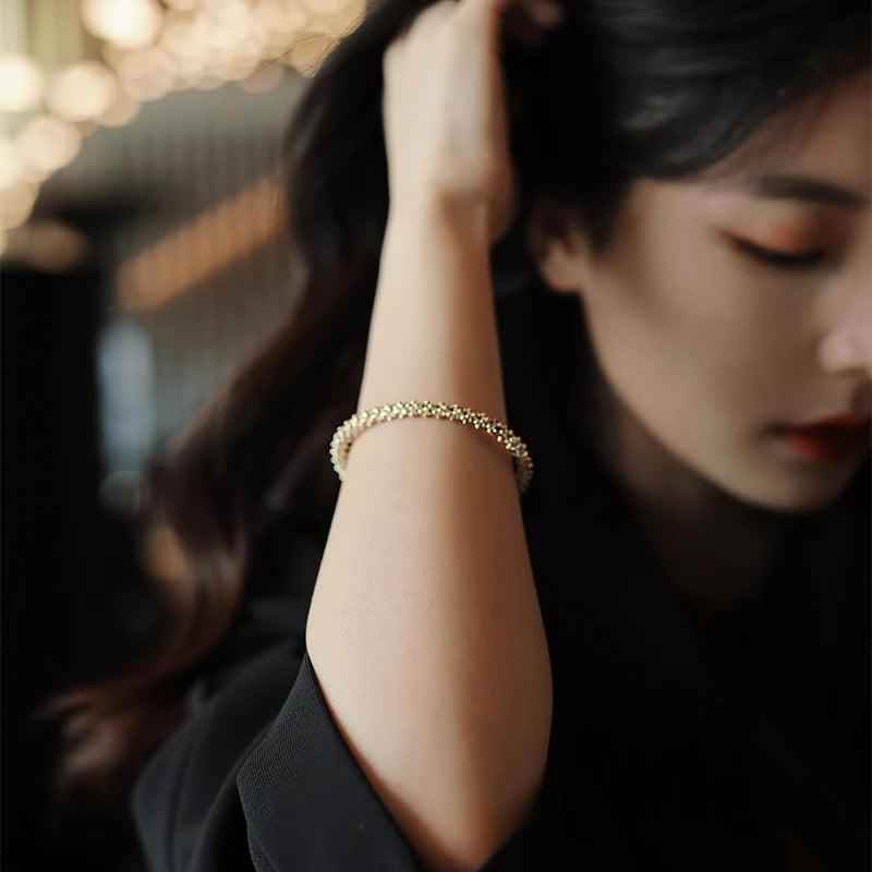 Bracelets Charm Jewelry XYS1225 Classic Simple Copper Alloy Golden Accessories - Touchy Style