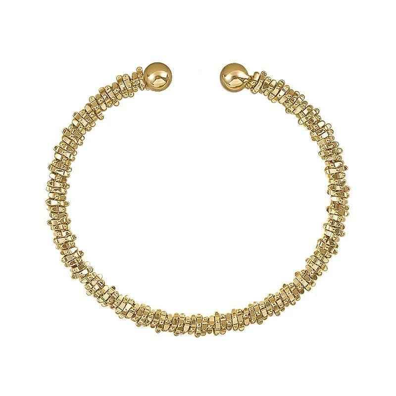 Bracelets Charm Jewelry XYS1225 Classic Simple Copper Alloy Golden Accessories - Touchy Style