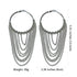 FE410 Earring Charm Jewelry: Captivating Circular Tassel Elegance for Women - Touchy Style .