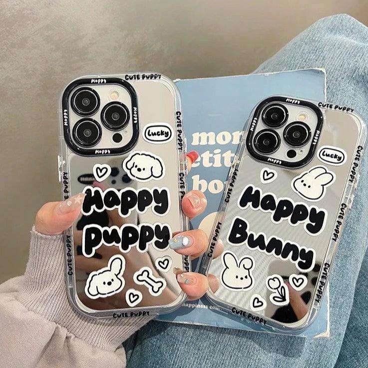 Graffiti Puppy - Cute Phone Case JCPC For iPhone 15, 14, 13, 11, 12 Pro Max, XS, XR, X, and 15 Plus - Touchy Style .