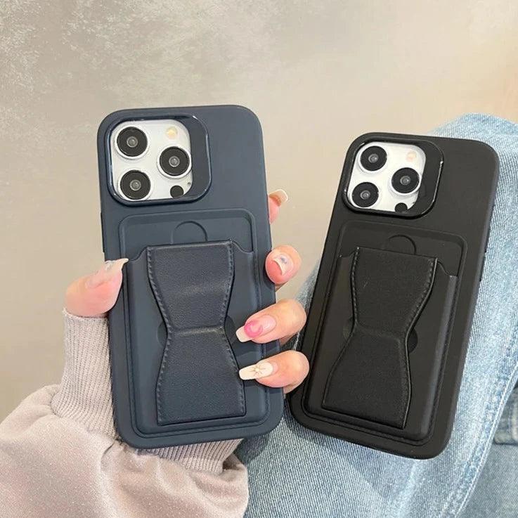 Luxury With Card Holder - Cute Phone Case For iPhone 15 Pro Max, 14, 13, 11, 12, XS, XR, X, 7, 8 Plus, and SE - Touchy Style .
