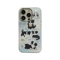 Musical Puppy - Cute Phone Case For iPhone 15 Pro Max, 14, 13, 11, 12, or 15 Plus - Touchy Style .