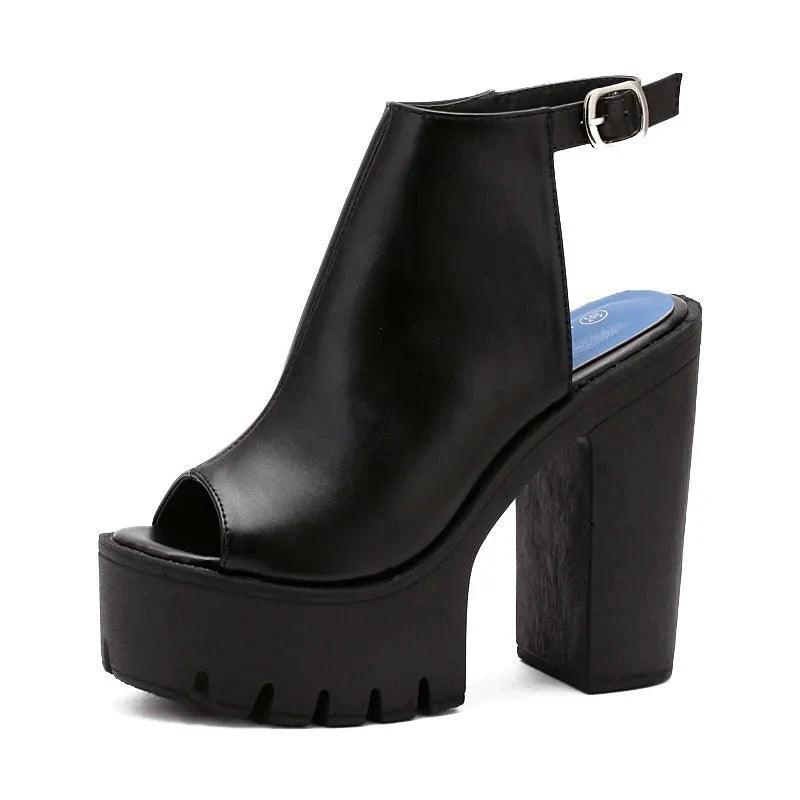 Platform High Heels Sandals Women&